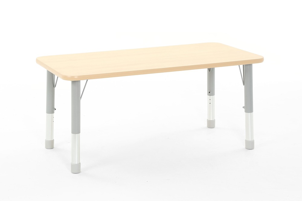 Rechteck-Tisch Tischoberfläche - HPL, rechteckig, 120 x 60 cm, höhenverstellbar