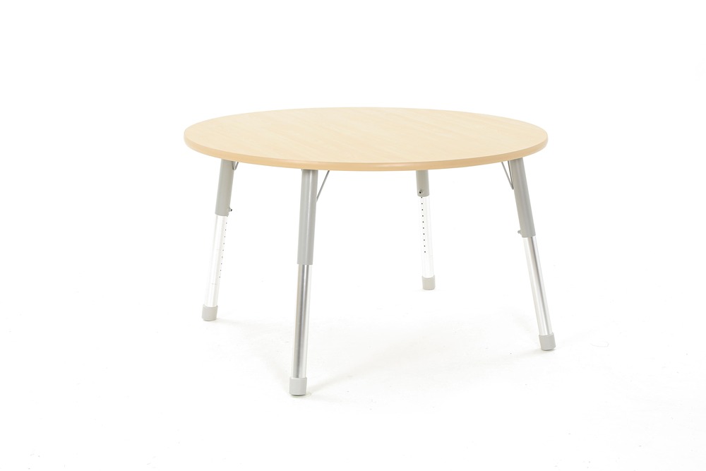 Rund-Tisch Tischoberfläche Melamin.  Ø120cm, höhenverstellbar