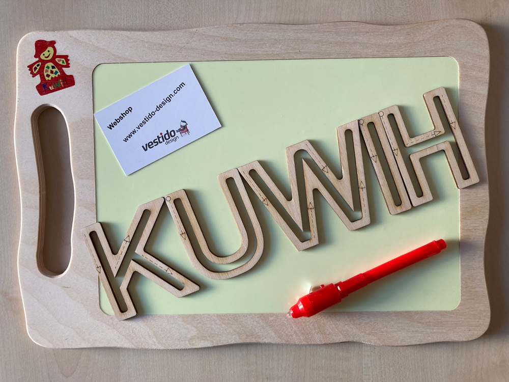 KuWiH Buchstaben-Set aus Holz